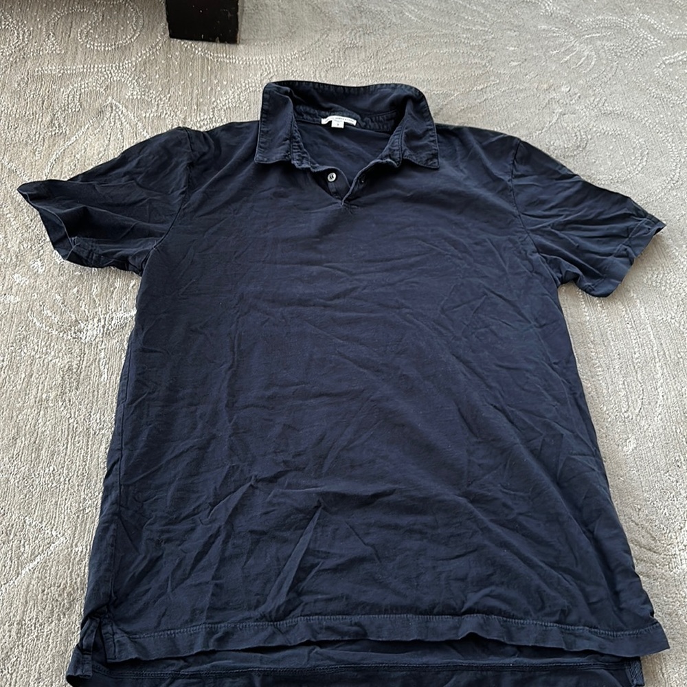 James Perse Mens cotton polo t shirt size 3